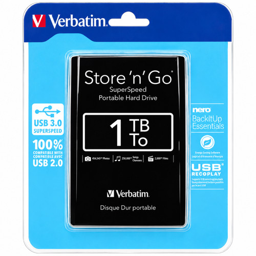 Verbatim hard disk esterno 1tb - hard,