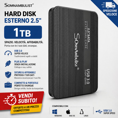Hard disk esterno 1tb - disk,